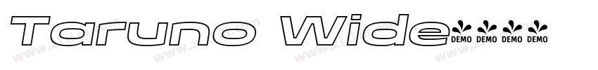 Taruno Wide字体转换